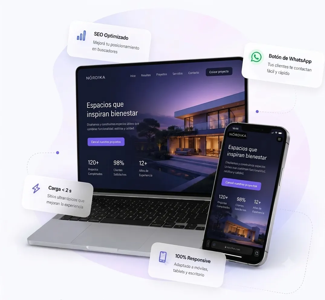 Un sitio web ayuda a hacer crecer tu negocio, generando visibilidad y demostrando profesionalismo